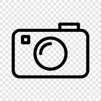 photography, photography equipment, digital camera, SLR camera icon svg