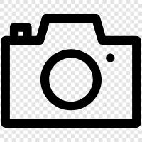 Fotografie, Fotoausrüstung, Digitalkamera, SLRKamera symbol