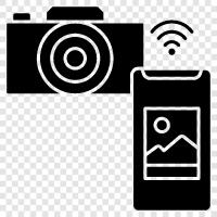 Fotografie, Digitalfotografie, SLRKamera, PointandshootKamera symbol