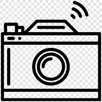 photography, digital photography, SLR camera, point and shoot camera icon svg