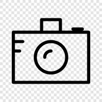 Fotografie, Kameraausrüstung, digitale Fotografie, SLRKamera symbol