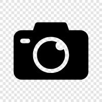 photography, photography equipment, digital camera, DSLR camera icon svg