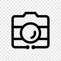 photography, digital photography, camera equipment, photography software icon svg