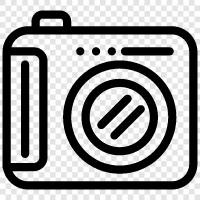 photography, photography equipment, digital camera, SLR camera icon svg