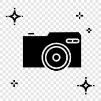 Фотосъемка, цифровая камера, фотоаппаратура, фотопрограмма Значок svg