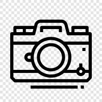 photography, digital camera, camera equipment, photography equipment icon svg