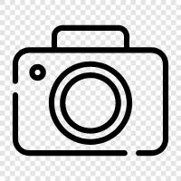 photography, digital camera, camera lens, camera sensor icon svg