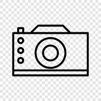 Photography, Photos, Camera equipment, Camera software icon svg