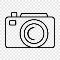 Fotografie, Foto, Digital, Kameraausrüstung symbol