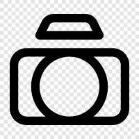 photography, digital cameras, SLR cameras, point and shoot cameras icon svg