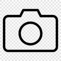 Photography, Photo, Camera equipment, Camera software icon svg