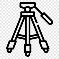 photography, tripod, photography equipment, photo studio icon svg