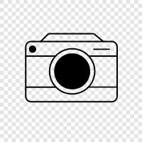 Fotografie, digitale Fotografie, Digitalkamera, Kameraausrüstung symbol