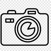 photography, digital camera, SLR camera, pointand-shoot camera icon svg