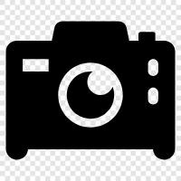 photography, digital camera, camera phone, SLR camera icon svg