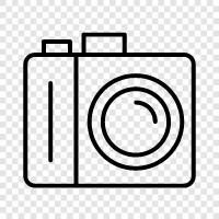 Fotografie, Fotoausrüstung, Digitalkamera, Digitalfotografie symbol