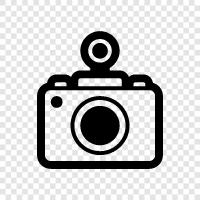 photography, camera equipment, digital camera, SLR camera icon svg