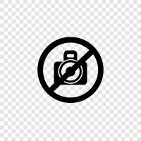 Photography, No Photography icon svg