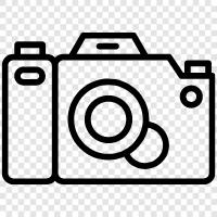 Fotografie, Fotoausrüstung, digitale Fotografie, Fotosoftware symbol