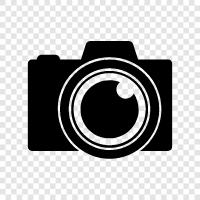 Fotografie, Foto, Digital, Kameraausrüstung symbol