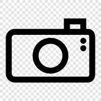 photography, photo, digital camera, SLR camera icon svg