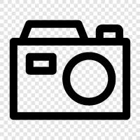 fotoğraf, kamera ekipmanları, dijital kamera, dijital fotoğrafçılık ikon svg