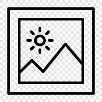 photography, pictures, artwork, photos icon svg