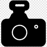 photography, digital photography, camera equipment, SLR icon svg