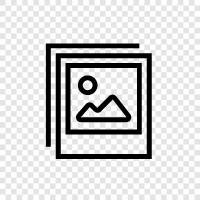 photos, pictures, imaging, photography icon svg