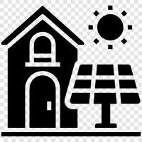 photovoltaic, solar cells, solar power, solar panels icon svg