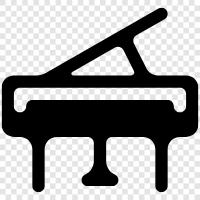 Klavier, Akustik, Musik, Noten symbol