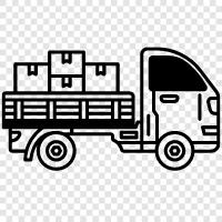 pickup, truck, 4x4, cargo icon svg