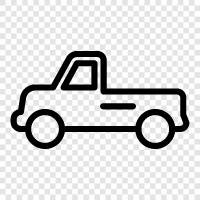 pickup truck bed, pickup truck parts, pickup truck sale, pickup truck trends icon svg