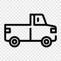 pickup truck, used pickup, used truck, car pickup icon svg