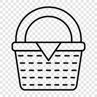 picnic, food, food items, picnic basket foods icon svg