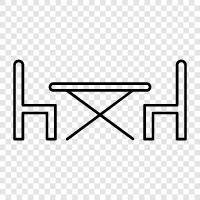 picnic table rentals, picnic table sets, picnic table covers, picnic table furniture icon svg