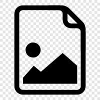 Picture File, Image File, Photo File, Picture Image icon svg