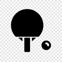 ping pong, table tennis equipment, table tennis rules, table tennis tips icon svg