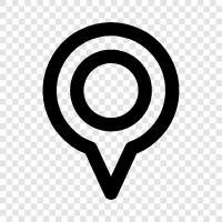 pinhole cameras, pinhole lenses, pinhole photography, Pin location icon svg