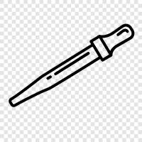 pipettes, dropper, syringe, squirt bottle icon svg