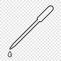 Pipettieren, Spritze, Tropfer, Messen symbol