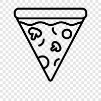 pizza, slice, pizza pie, pizza crust icon svg