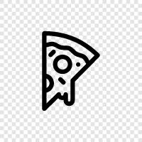 pizza, slice, pizza pie, pizza topping icon svg