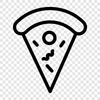 Pizza yeri, pizza dağıtım, pizza restoranı, pizza yemekleri ikon svg