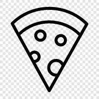 Pizza yeri, pizza dağıtım, pizza restoranı, pizza turtası ikon svg