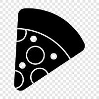 pizza, slice, pie, Italian icon svg