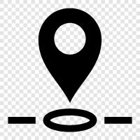 place of business, place of residence, place of worship, place of burial icon svg