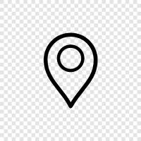 placement, how, Pin location icon svg