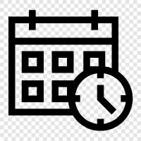 plan, schedule, time, time management icon svg