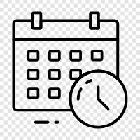plan, make, create, create a schedule icon svg